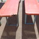 Set de 2 ensembles de tables de brasserie/bancs