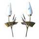 Pair of wall lamps