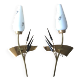 Pair of wall lamps