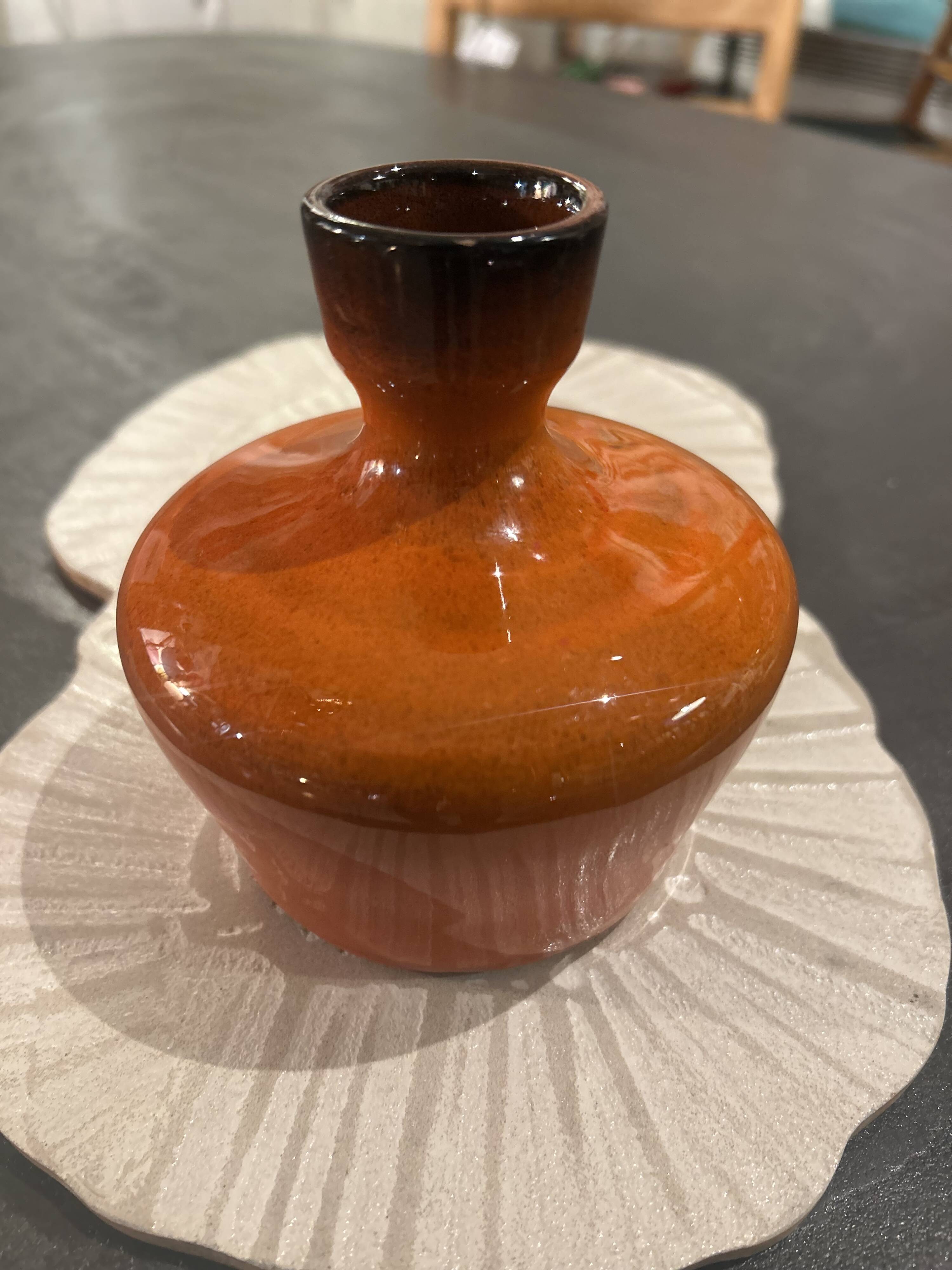 Small ceramic vase by Gérard Hoffman