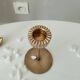 Series of Brass Tulip Candle holders 60s/70s