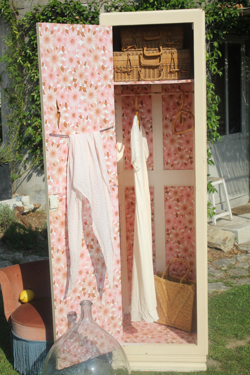 Art deco one door cupboard