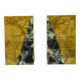 Pair of Art Deco marble bookends
