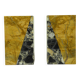 Pair of Art Deco marble bookends