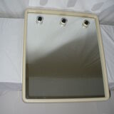 Italian Gedy illuminating mirror from the 70s 60x70cm