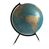 Vintage terrestrial globe 1977