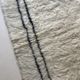 Moroccan Berber carpet Beni Ouarain with black graphic patterns 2.4x1.58m