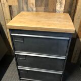 Storage valve cabinet Atal industrial shoe, metal wood