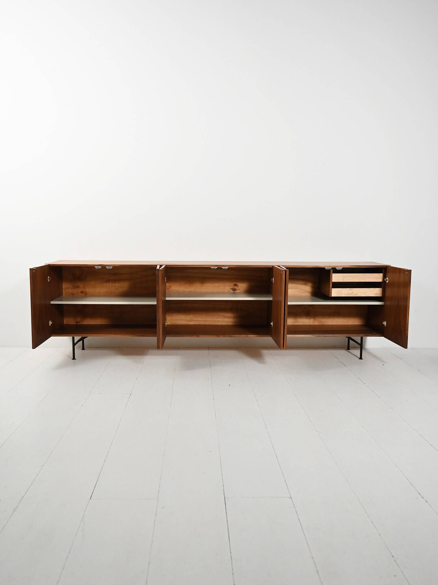 Sideboard in teak with six doors attributed to Nils Jonsson