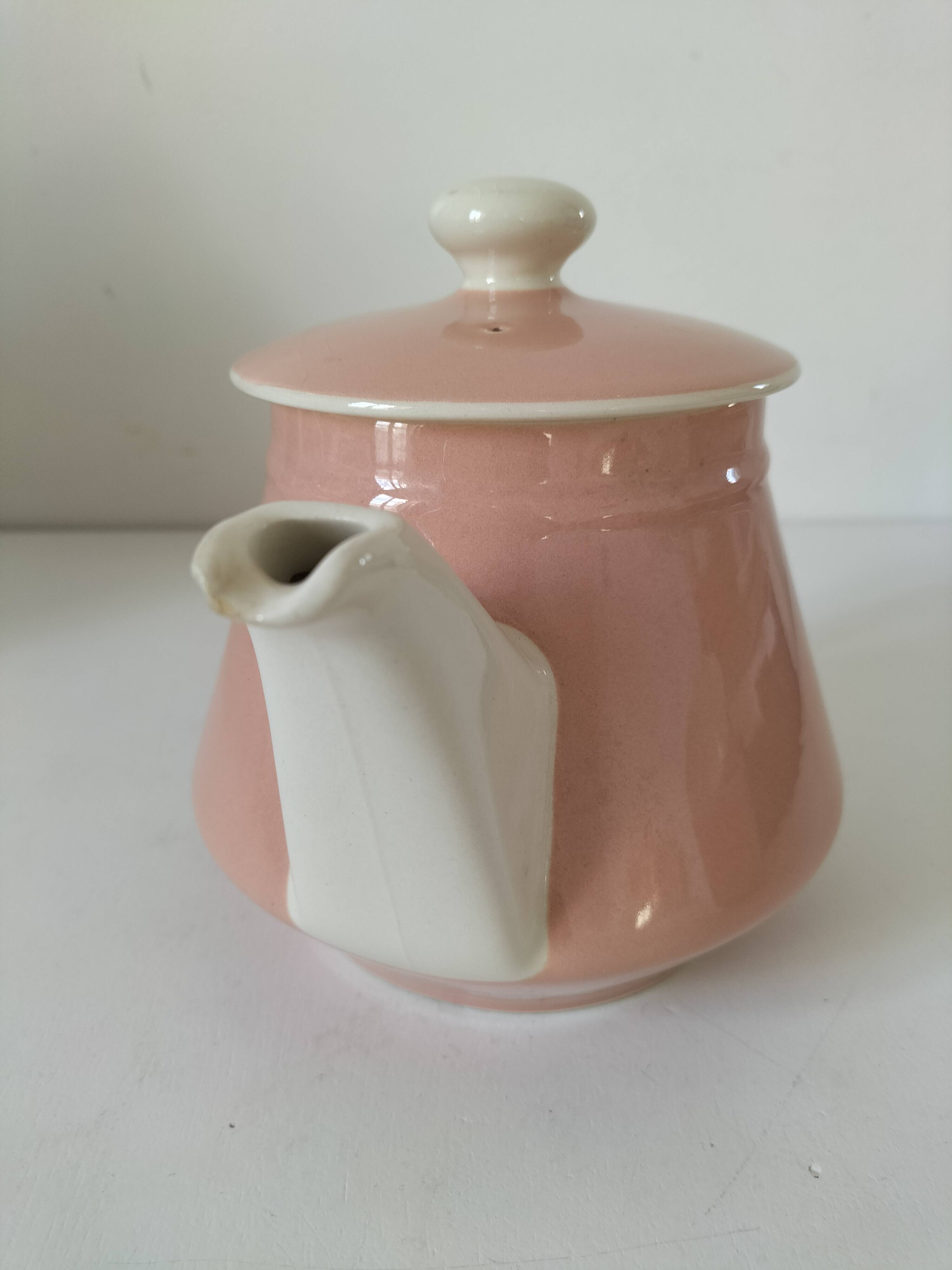 Teapot & duo cups Villeroy & Boch powder pink –