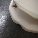 Plafonnier globe opaline