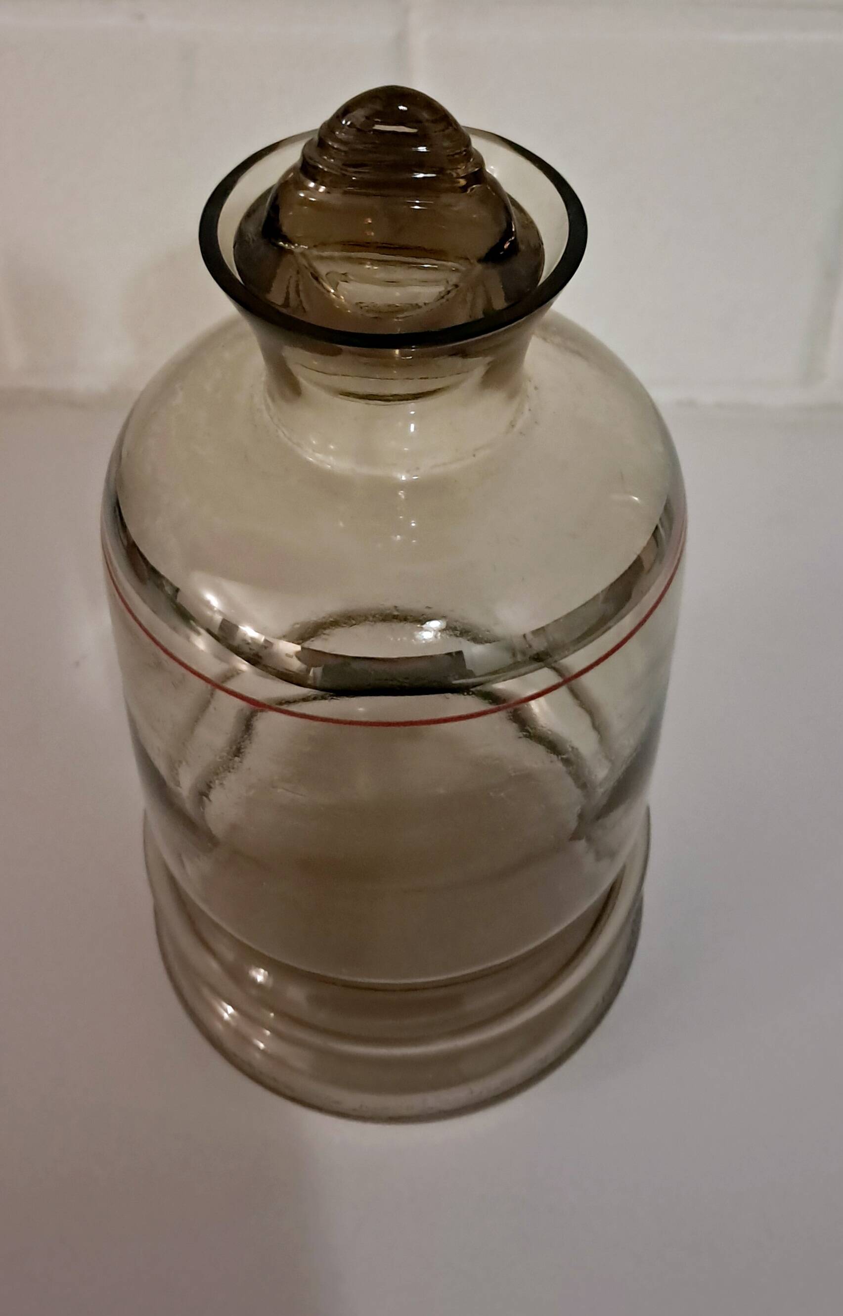 Amber Art Deco carafe from the 1930s