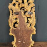 19th century carved gilded wood ottoman shelf