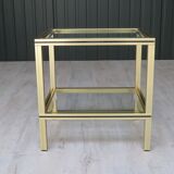 Pierre Vandel Paris brass table