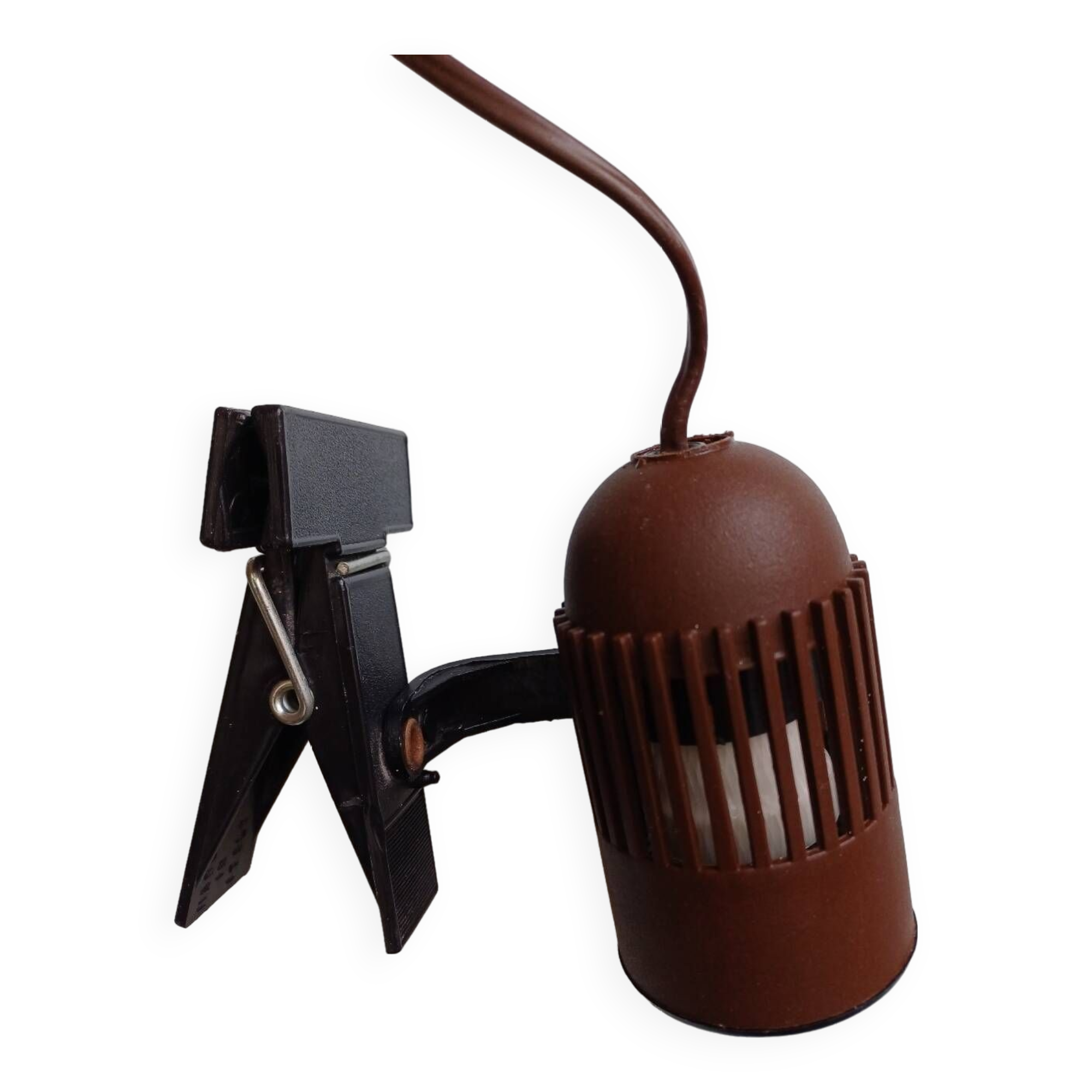 80's brown clip spotlight
