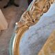 Pair of mirrors style louis xv rocaille in gilded wood carved 1900