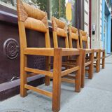 4 mulched chairs 50s