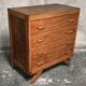 Commode vintage en bois massif – années 50 – pieds compas