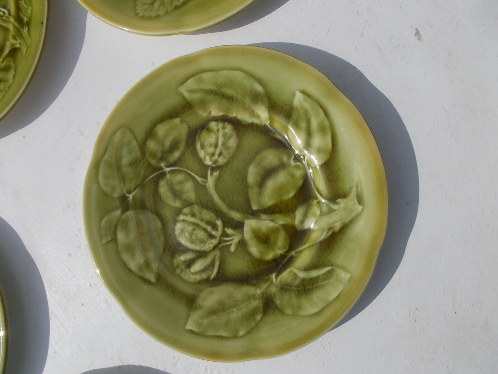 set of 5 plates slurry Choisy Le Roi HB & Cie