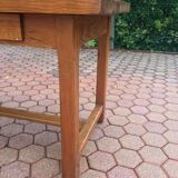 Table de ferme en chêne - années 50