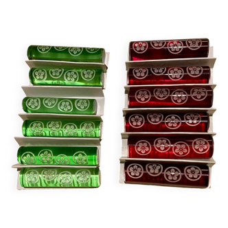Set of 10 knife holders
