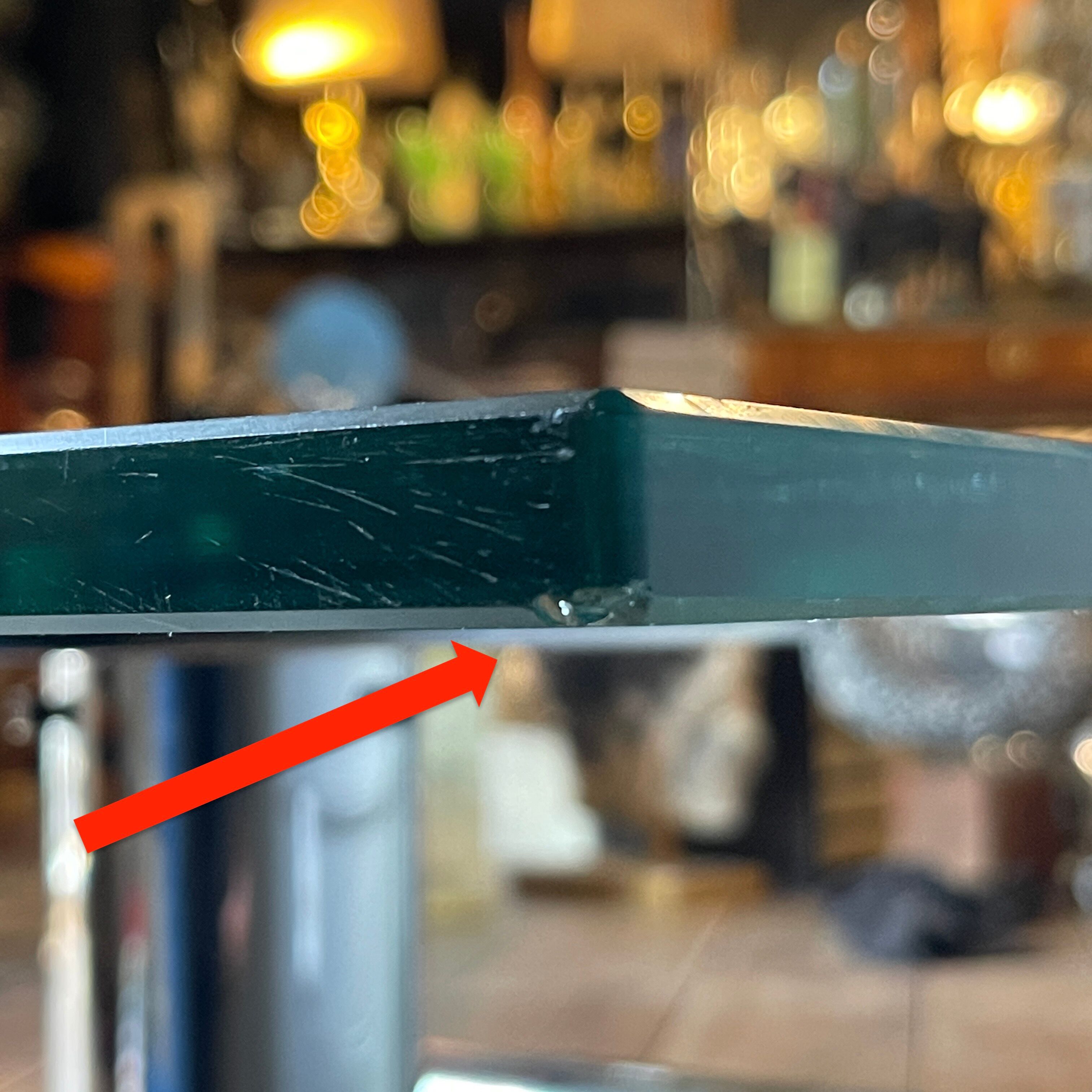 Large square coffee or coffee table in chromed steel, Italian design, ca 1970