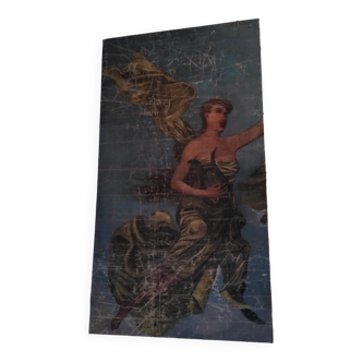 Large canvas XVIIth Erato, muse of lyric poetry
