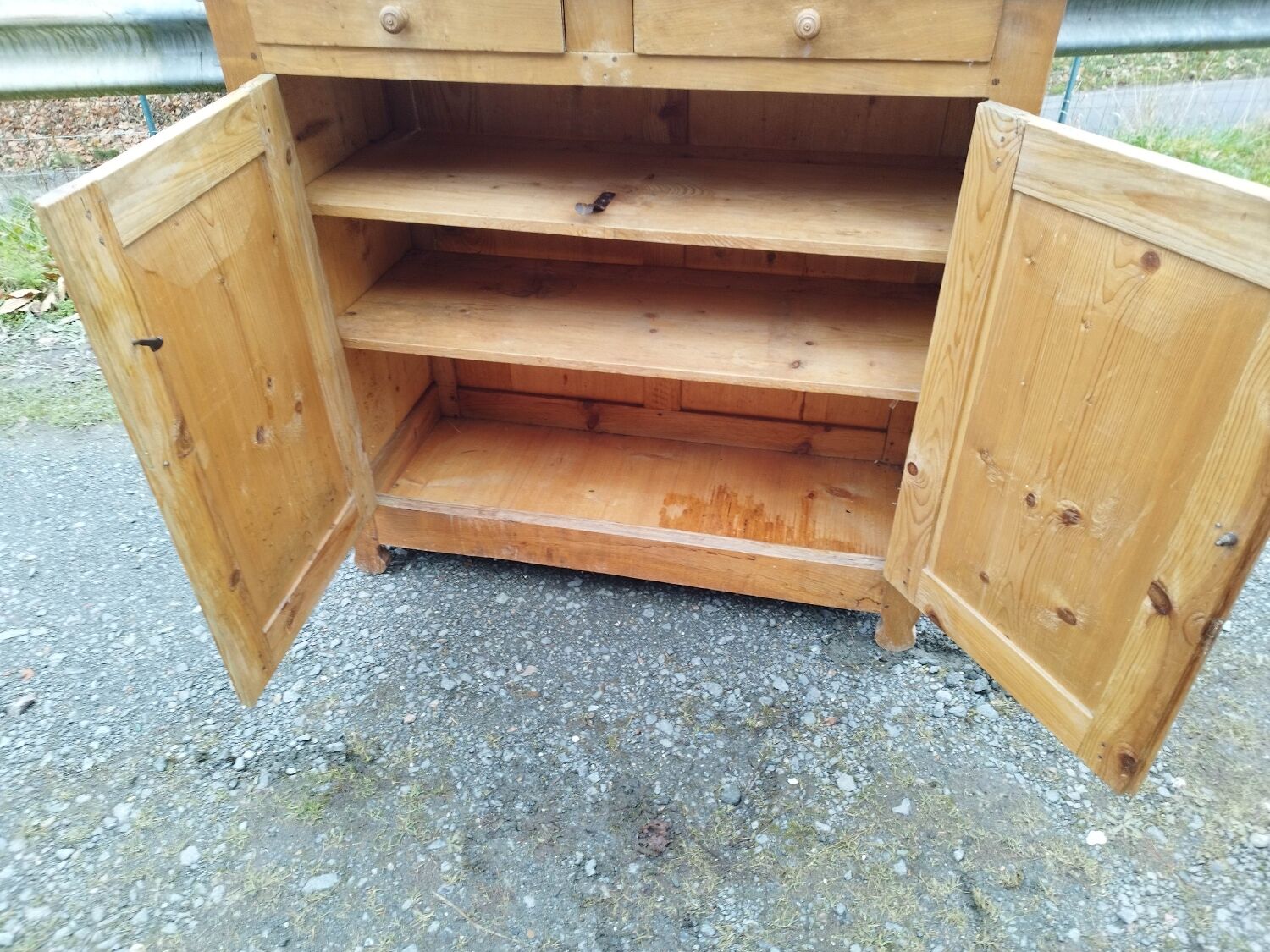 Parisian sideboard in drawer door pine good condition