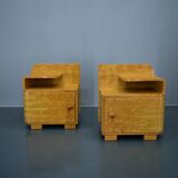 Set of two night stands by Jindřich Halabala for UP Zavody, 1939s