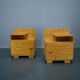 Set of two night stands by Jindřich Halabala for UP Zavody, 1939s
