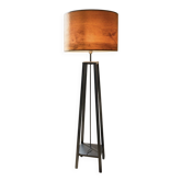 Black tripod floor lamp