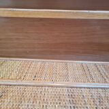Rattan chest of drawers circa 1970, Dal Vera