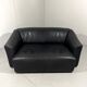 De Sede DS 47 dark brown neckleather 2,5 seats sofa