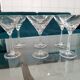 Censo crystal martini glasses, 1980s, set of 6