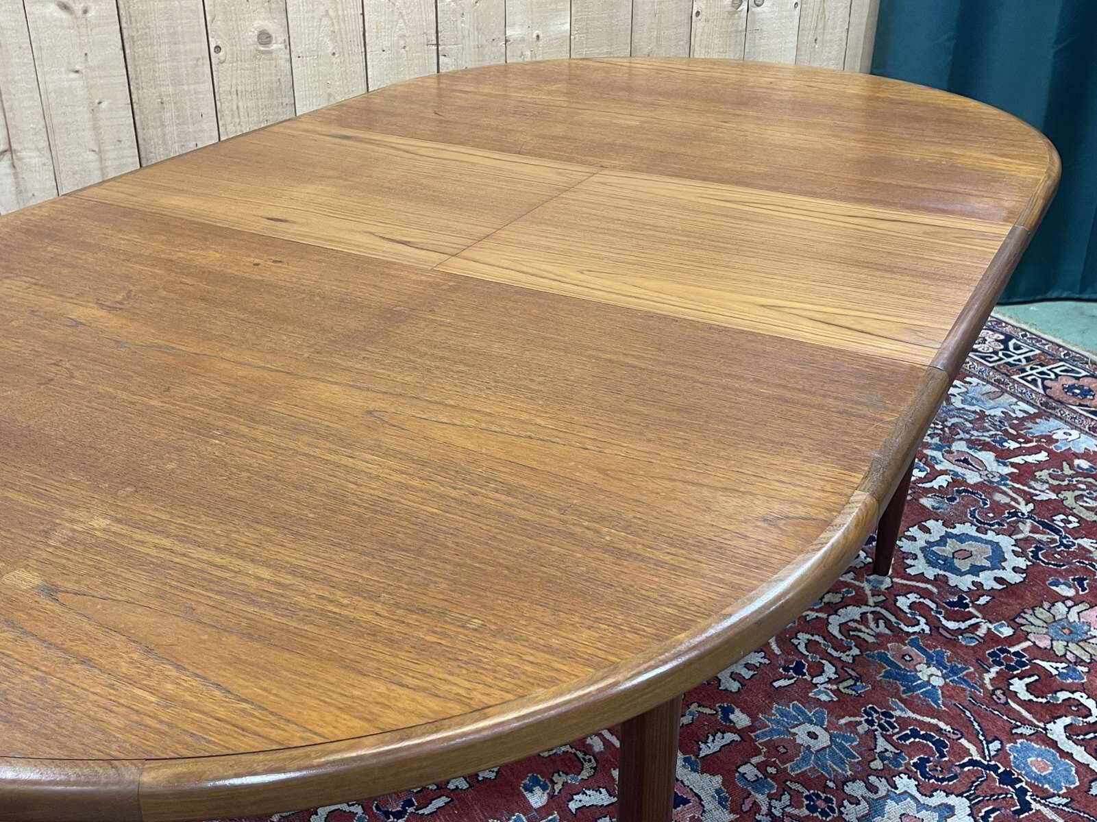 G-Plan teak dining table with butterfly extension