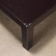 Vintage lacquered wooden coffee table, Italy, 1970s-1980s.