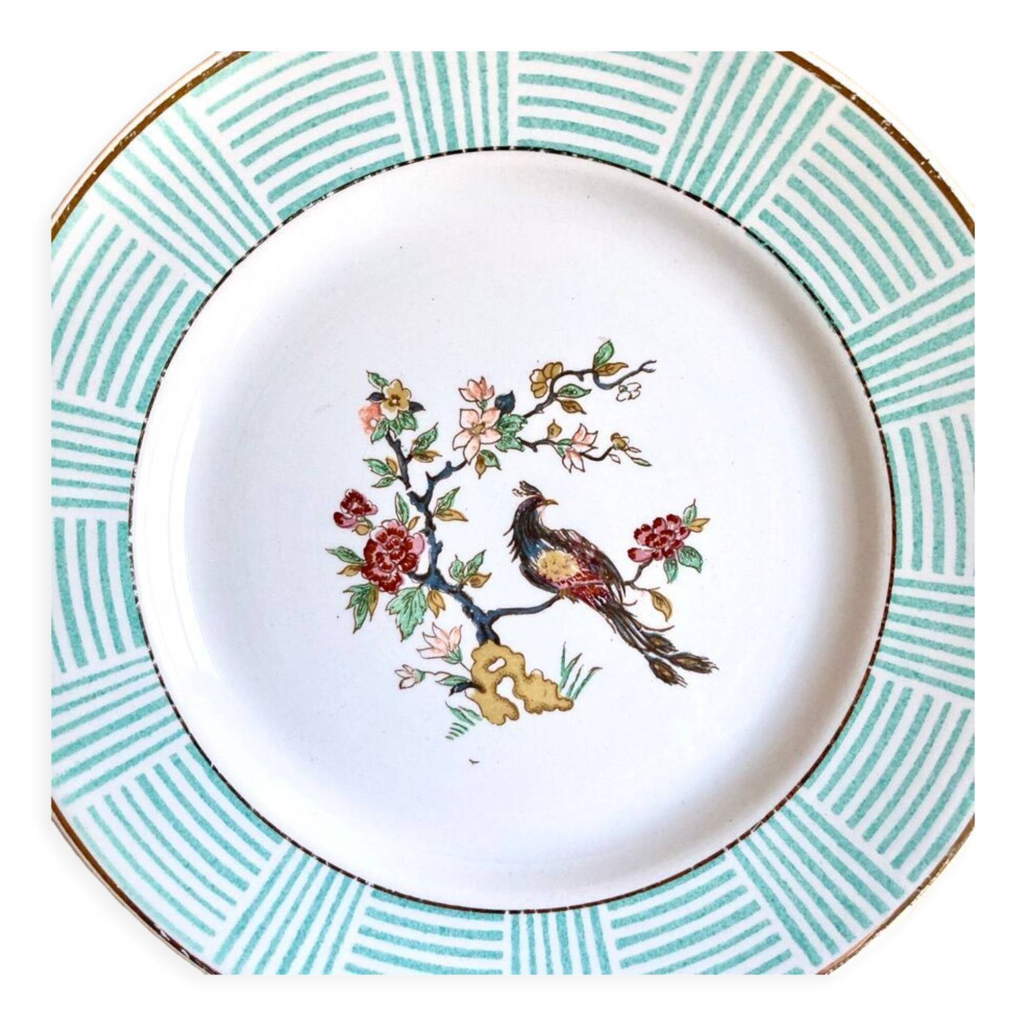 Dessert plates Badonviller 50s