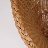Rattan basket armchair, 1970s