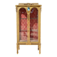Vitrine en Bois doré Style Louis XVI