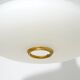 Glass and brass chandelier by Bruno Chiarini, 1950s