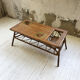 Rattan coffee table