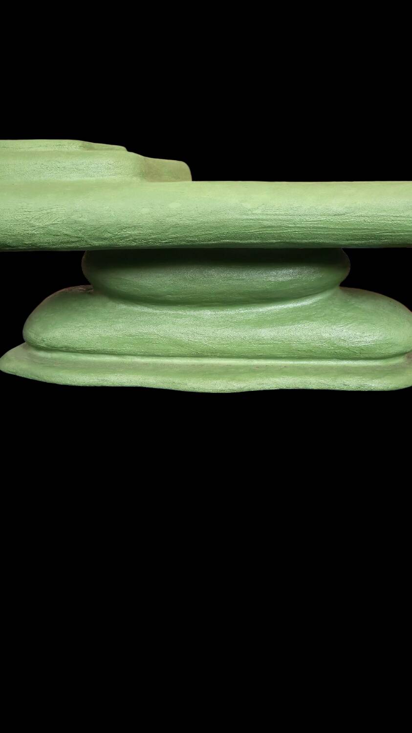 Table basse verte Canyon en mortex organique par Objet Bizaar