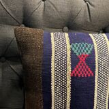 Housse de coussin vintage foncé