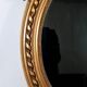 Oval mirror with antique Louis XVI style frame, original gilded stucco wood, 58x40 cm
