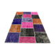 Distressed vintage turkish patchwork rug 150x100 cm wool medium