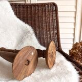 SET OF 2 CANDLE HOLDERS