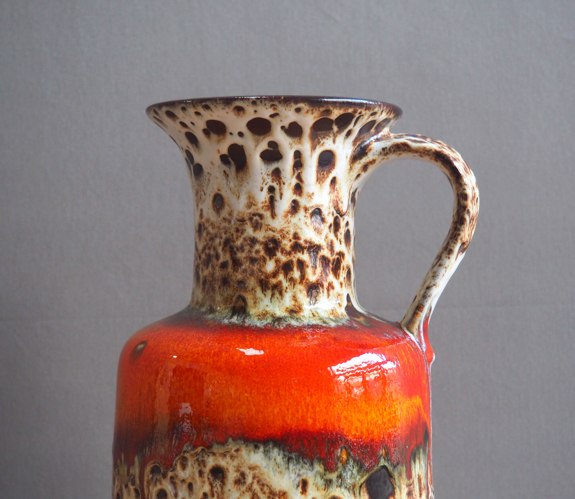 Fat Lava Jasba ceramic floor vase, 1960