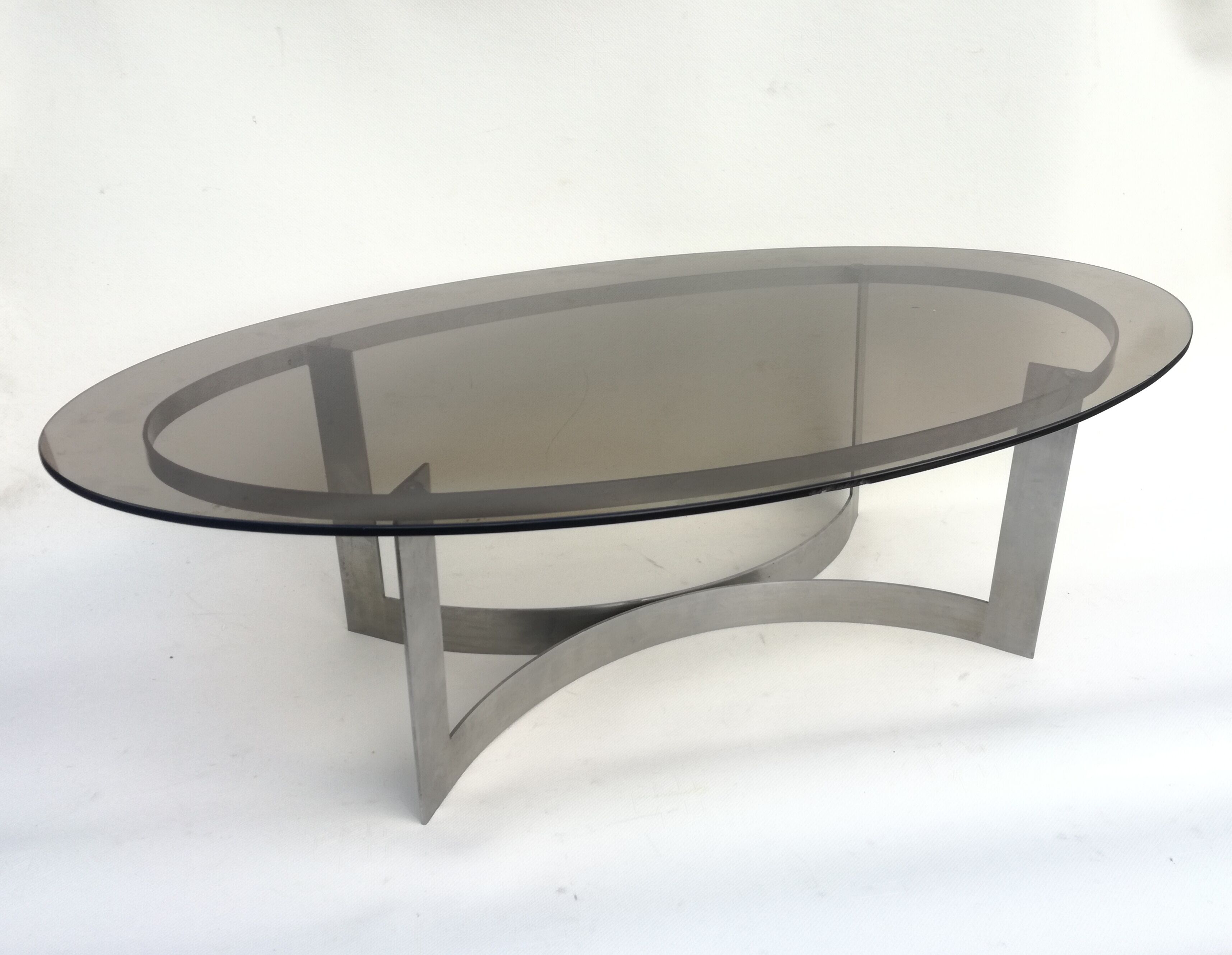 Egg-shaped coffee table 1970