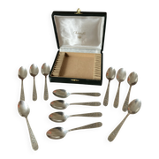 12 small spoons Villeroy Christofle in their case