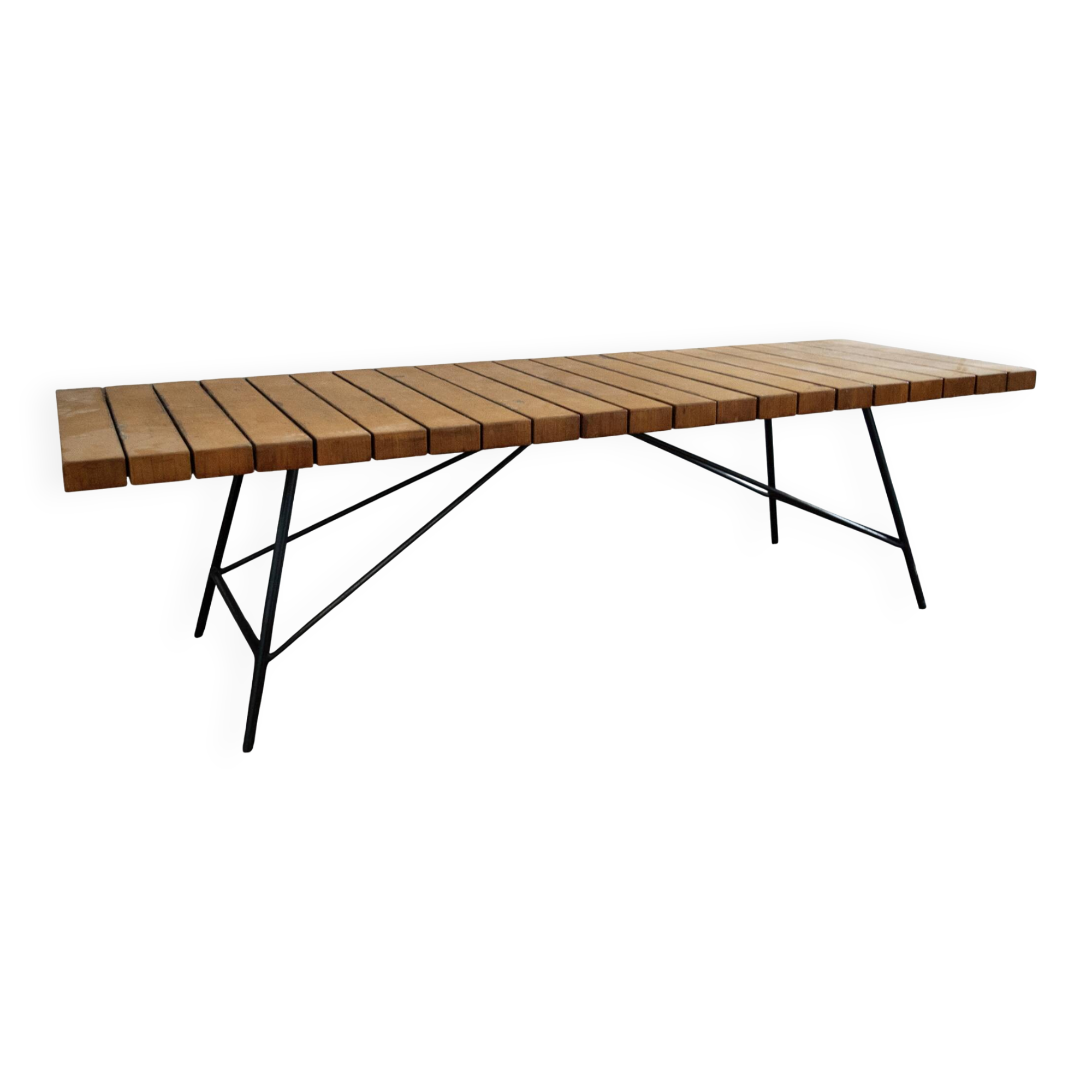 Coffee table/bench, model 201, Alain Richard, Meubles TV edition, circa 1954